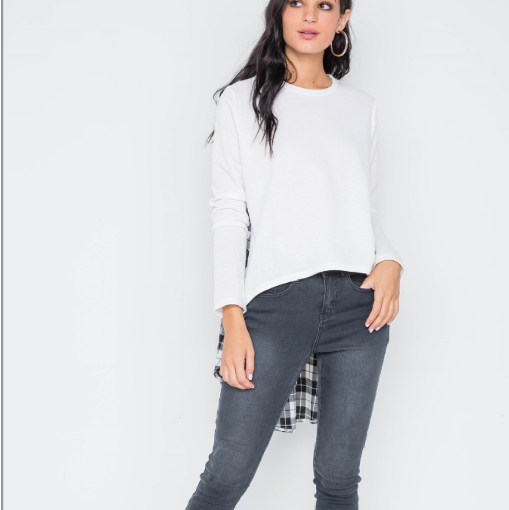 💞High/Low Knit Top - Picture 3 of 5
